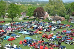 view of car show